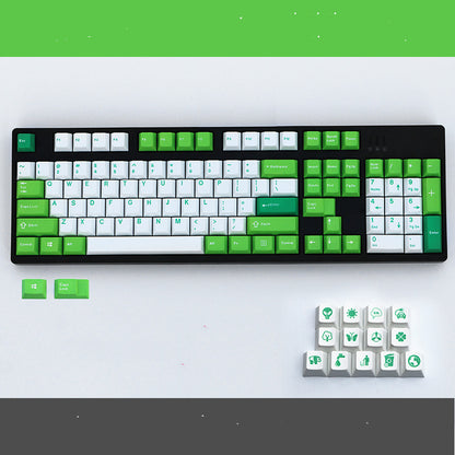 Ps Set fromage vert Nautilus Graphite Cyan bicolore Pbt clavier mécanique