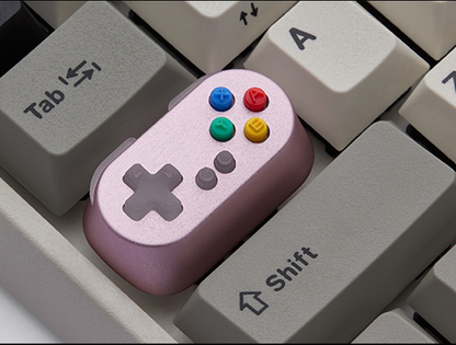 Poignée de Console de jeu en métal Transparent, capuchon de clavier mécanique sans fil, interrupteur