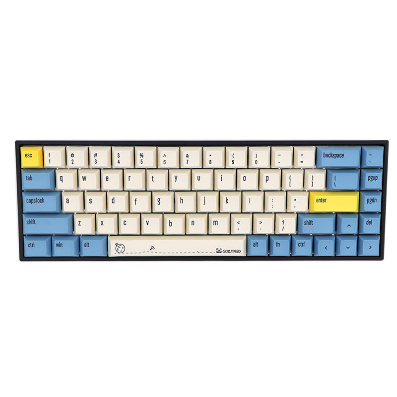 Teclado mecánico de 68 teclas PBT Keycap