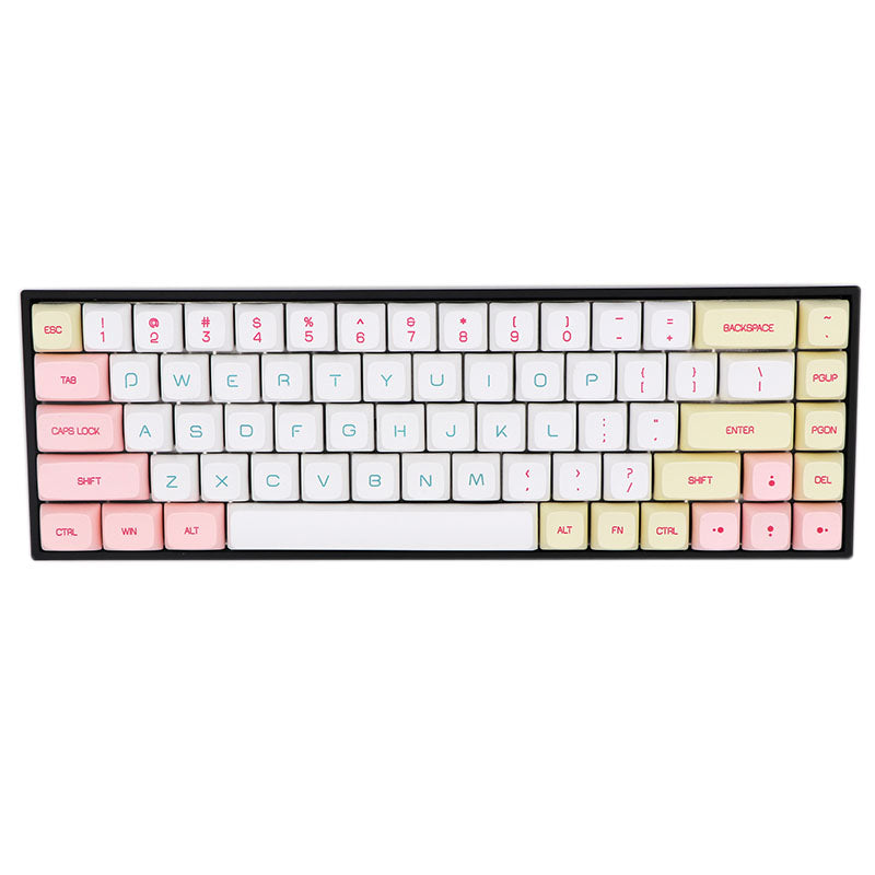 Teclado mecánico de 68 teclas PBT Keycap