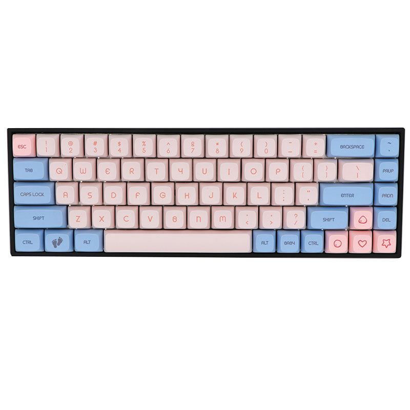 Teclado mecánico de 68 teclas PBT Keycap