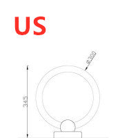 Lámpara circular de arte de madera Estilo nórdico Sala de estar Comedor Lámparas de arte