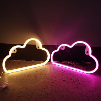 Clouds Neon Shape Light Night Light Decoration Wall Hanging