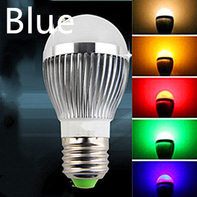 Lumières LED Ampoules de couleur de lumière rouge jaune vert bleu