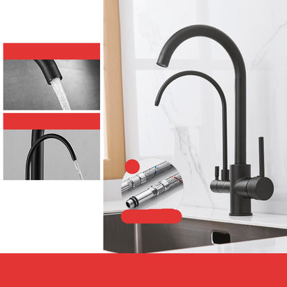 Kitchen Pull Out Faucet 3 In 1 Hot And Cold Household