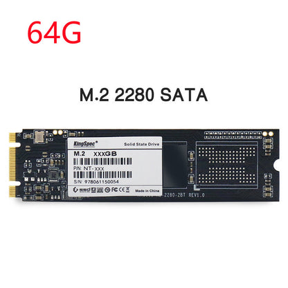 Unidad de estado sólido KingSpec M.2 NGFF 2280 SATA 128G 256G SSD