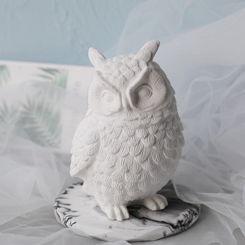 Big Owl Decoration Silicone Mold Home Decoration Decoration