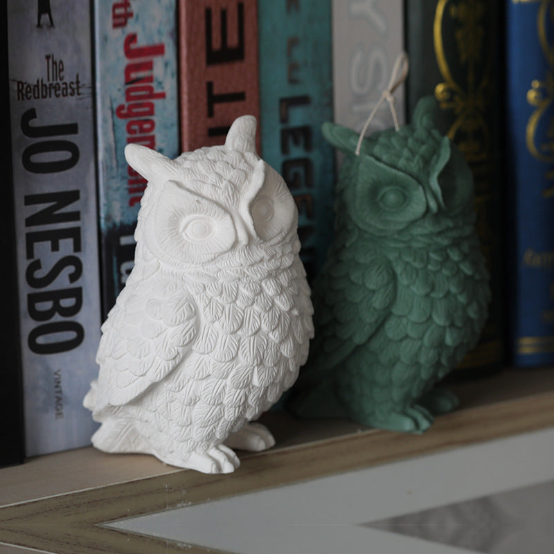 Big Owl Decoration Silicone Mold Home Decoration Decoration