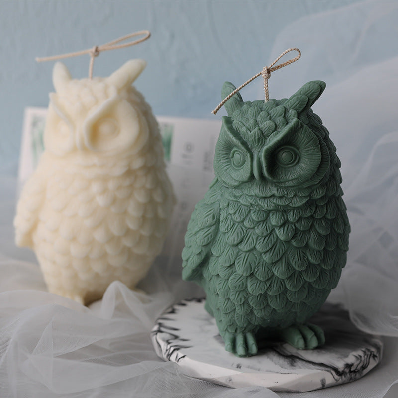 Big Owl Decoration Silicone Mold Home Decoration Decoration