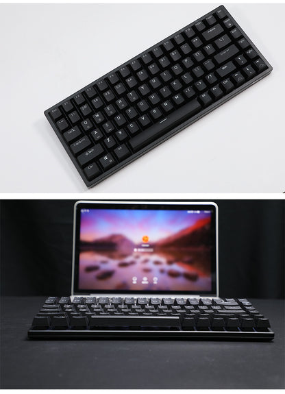 Juego de teclado y mouse mecánico inalámbrico rk526