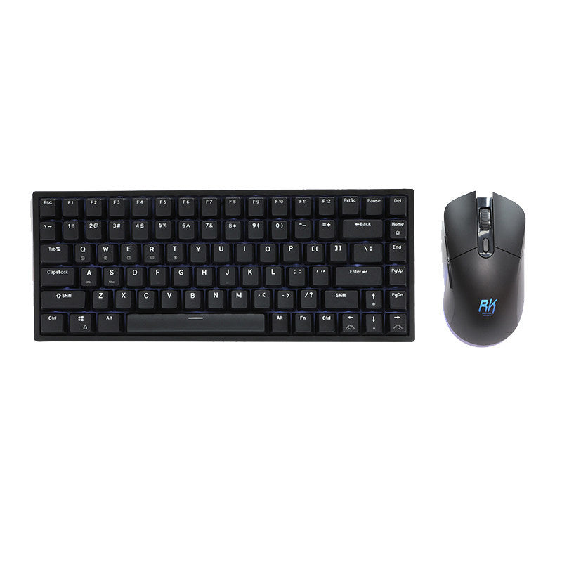 Juego de teclado y mouse mecánico inalámbrico rk526