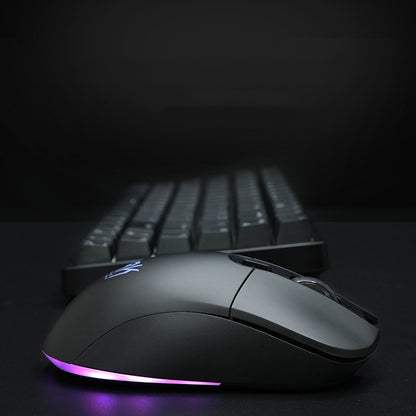 Juego de teclado y mouse mecánico inalámbrico rk526