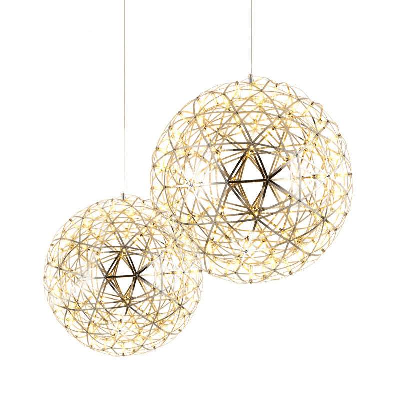 Dandelion Gypsophila Spark Ball Chandelier Creative Firework Light