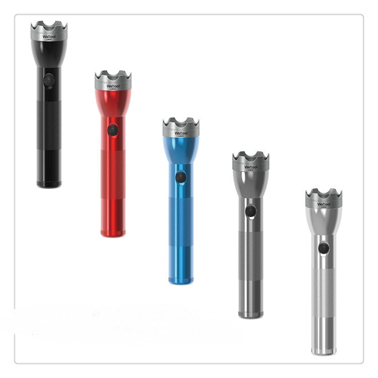 Stainless Steel Attack Head Cover For Micron  Flashlight With Lens