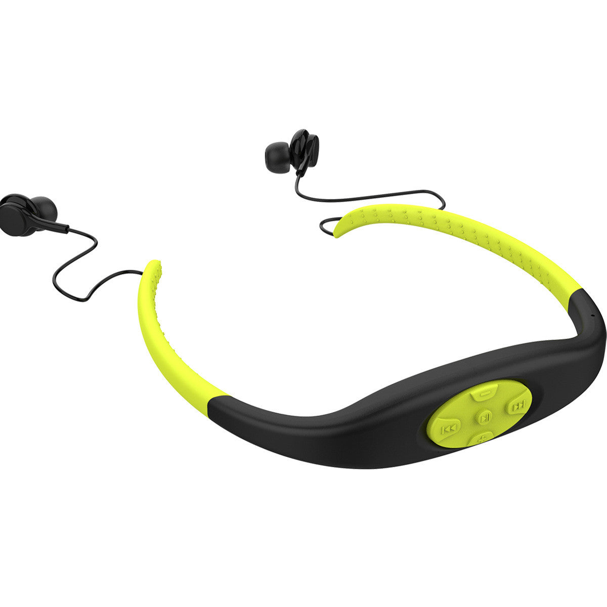 Écouteurs sans fil Bluetooth 2 en 1 et lecteur de musique MP3, casque d'écoute 8G, étanche IPX8, tour de cou pour Sport de natation, casque stéréo avec micro