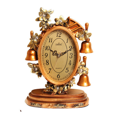 Creative Retro Bell Large European Table Clock