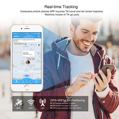 Mini localizador GPS para niños mayores, posicionamiento de mascotas