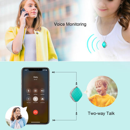 Mini localizador GPS para niños mayores, posicionamiento de mascotas