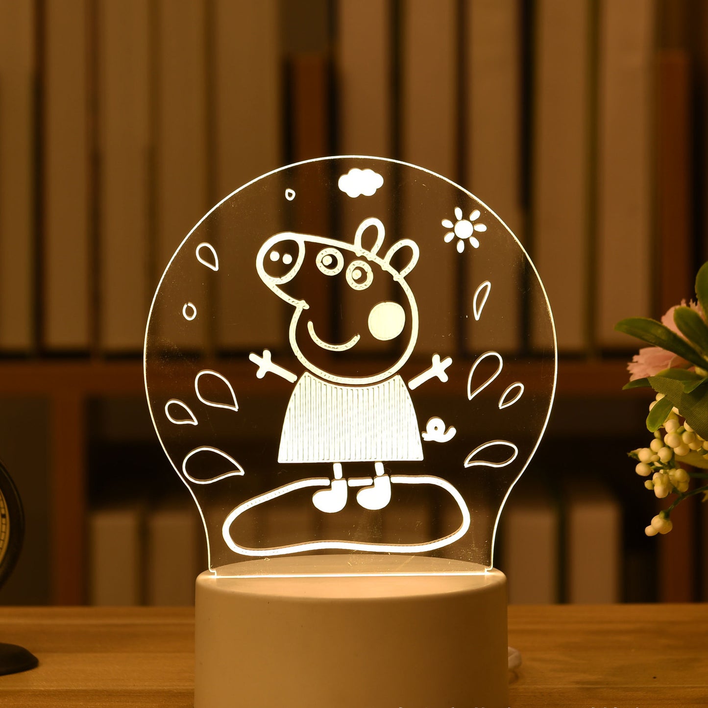 Bedroom Atmosphere Lamp Cartoon 3D Night Light