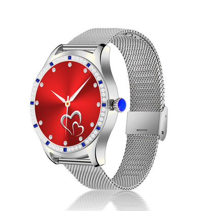 Montre connectée pour femmes, mode musique locale, appel Bluetooth, surveillance de la santé, rappel des périodes menstruelles