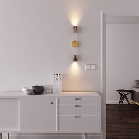 Lampe de chevet de chambre minimaliste moderne de luxe léger