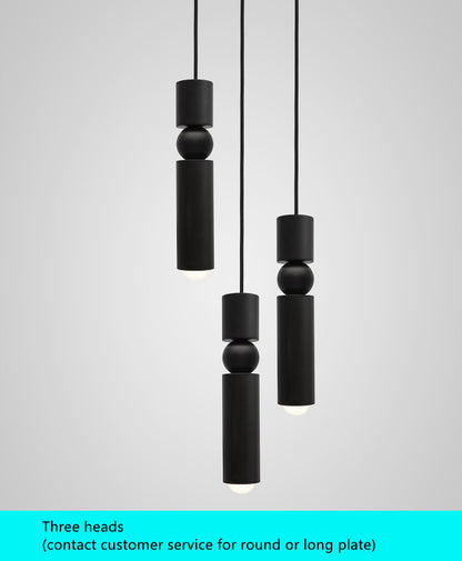 Lampes suspendues en laiton nordique salon moderne Led