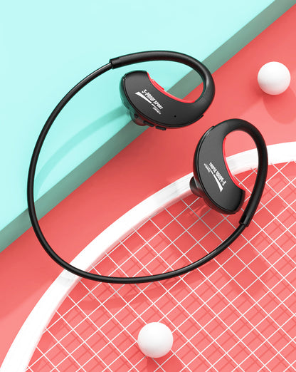 Auriculares deportivos con Bluetooth, tipo de oreja colgante inalámbrico para correr, binaural