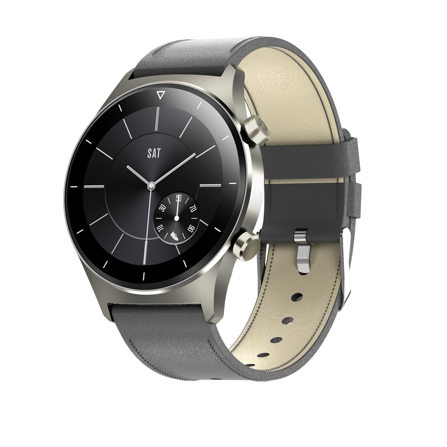 Compatible avec Apple, montre Bluetooth avec bracelet en silicone étanche