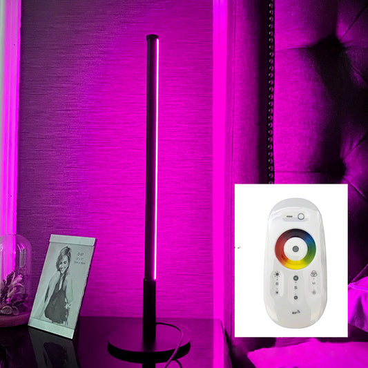 Nuevo Lámpara LED de mesita de noche para dormitorio, protección ocular minimalista nórdica, llena