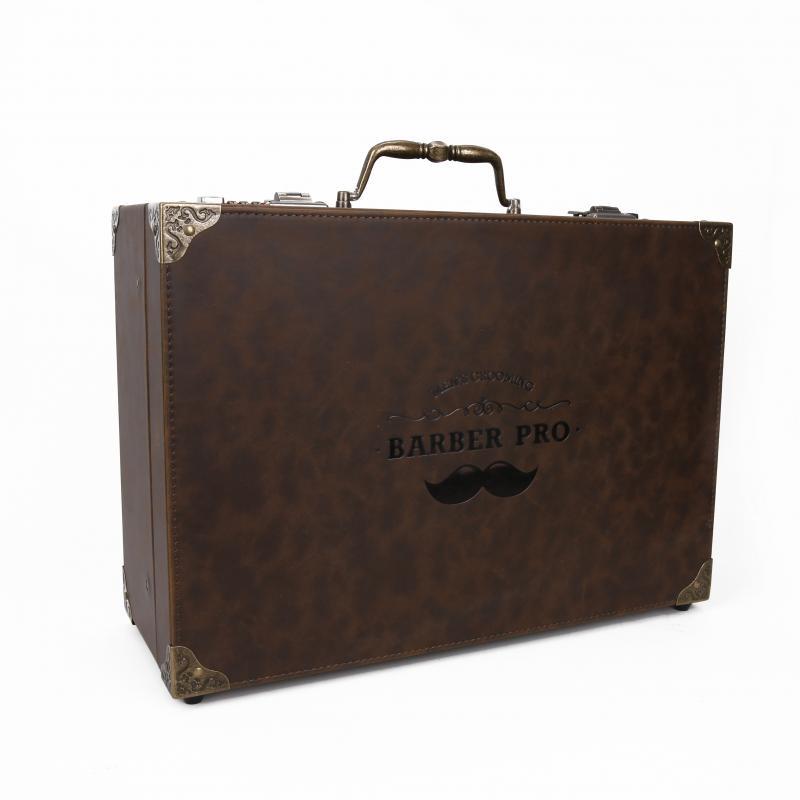 Caja de herramientas de peluquería, herramientas de barbería, caja de almacenamiento multifuncional para secador de pelo, caja de contraseña portátil para peluquero