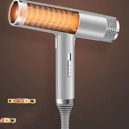 Secador de pelo para el hogar, secador de pelo pequeño de alta potencia, comercio exterior transfronterizo, 1800W, peluquería, dormitorio, Hotel, Mini secador de pelo