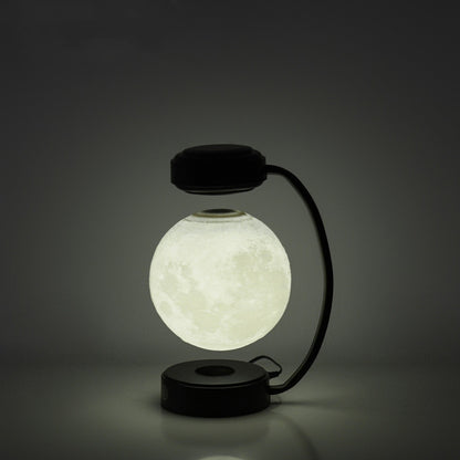 Lámpara de luna de levitación magnética con personalidad creativa, lámpara de mesita de noche para el hogar