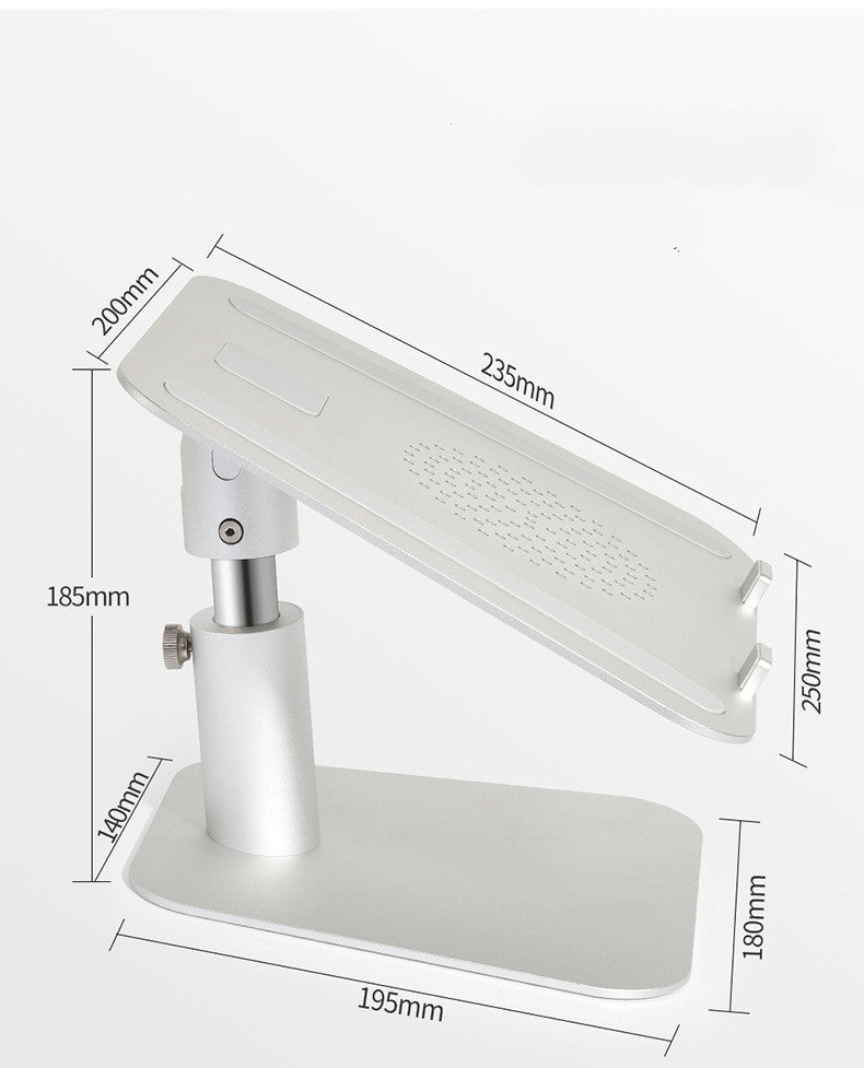 Coteetci Support en métal pour ordinateur portable Table de support réglable à angle d'ordinateur