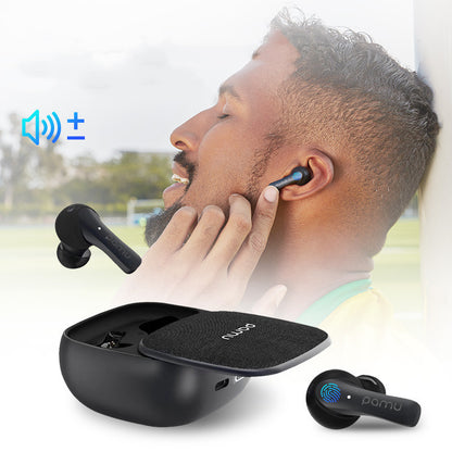 True Wireless Dual-Mic Noise Reduction Pie Bluetooth Headset