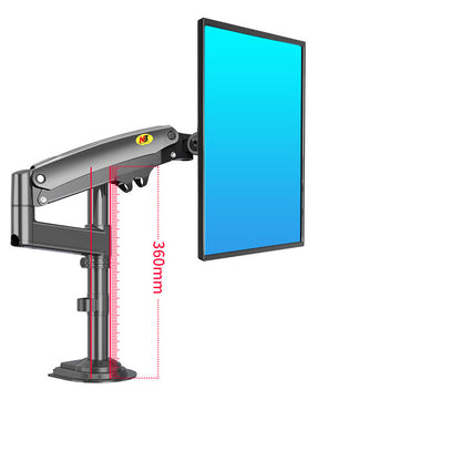 F80 moniteur d'ordinateur bureau debout Lcd double écran télescopique rotatif levage étagère de bureau F100A