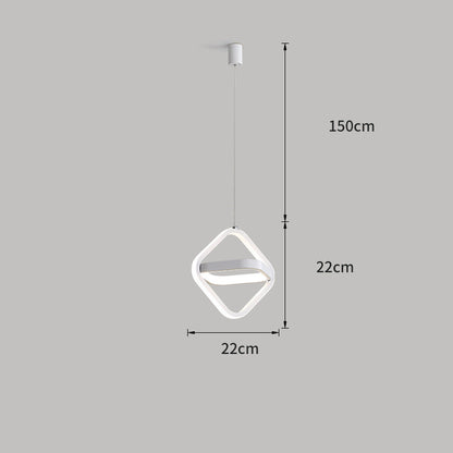 Lampe de chevet moderne minimaliste pour chambre à coucher, Restaurant, Bar, lampe de Table, personnalité créative, lustre à longue ligne à tête unique