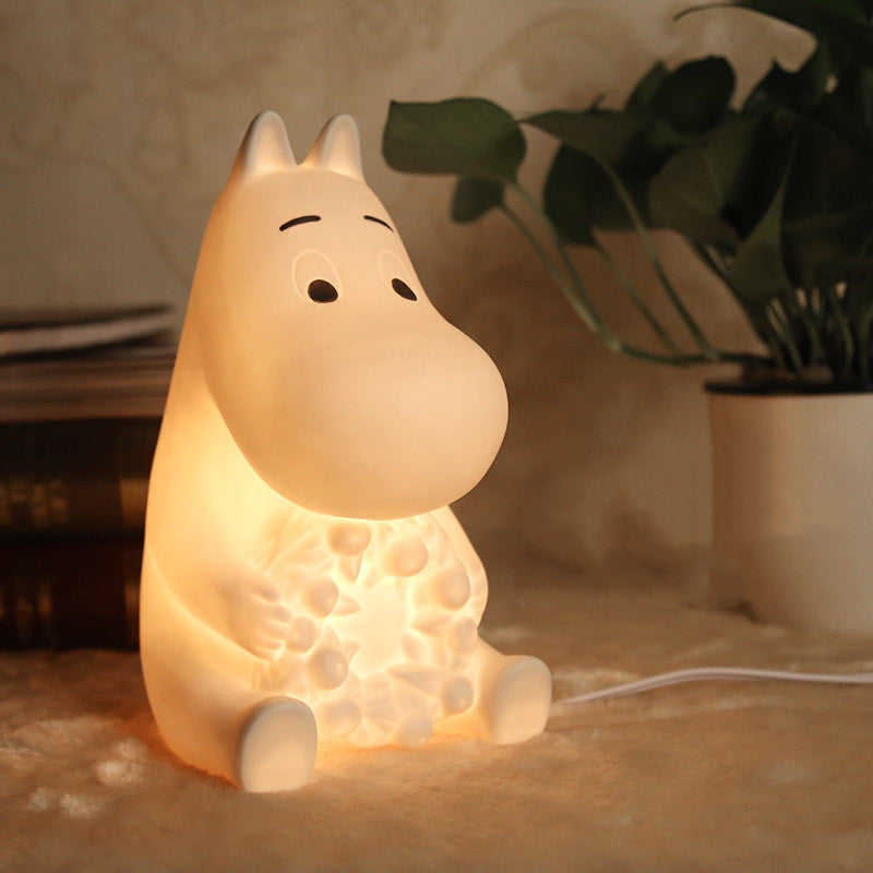 Mr. Alice White Rabbit Time Lampe de table veilleuse