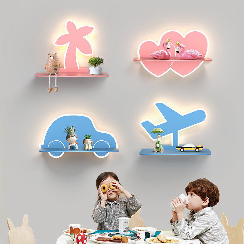 Applique murale Led Simple et moderne pour chambre d'enfant, lampe de chevet chaude avec dessin animé créatif pour garçon et fille