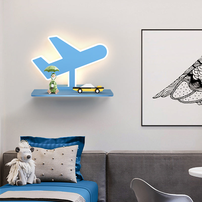 Applique murale Led Simple et moderne pour chambre d'enfant, lampe de chevet chaude avec dessin animé créatif pour garçon et fille