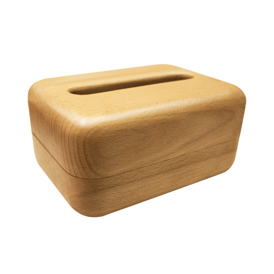 Caja de papel de madera maciza, caja de papel de espiga de nogal negro creativa de lujo, para oficina, sala de estar, cocina, mesa de comedor, caja de pañuelos