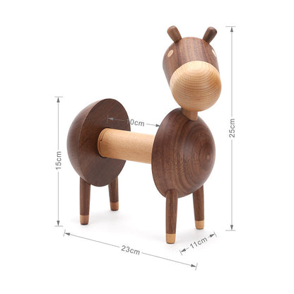 Chuxin Kitchen Paper Towel Holder Bathroom Wall Mounted Roll Paper Tube Little Donkey Paper Towel Holder Kitchen Roll Paper Holder Hanging Paper Towel Holder