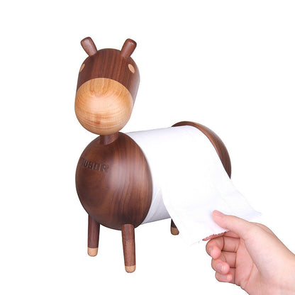 Chuxin Kitchen Paper Towel Holder Bathroom Wall Mounted Roll Paper Tube Little Donkey Paper Towel Holder Kitchen Roll Paper Holder Hanging Paper Towel Holder