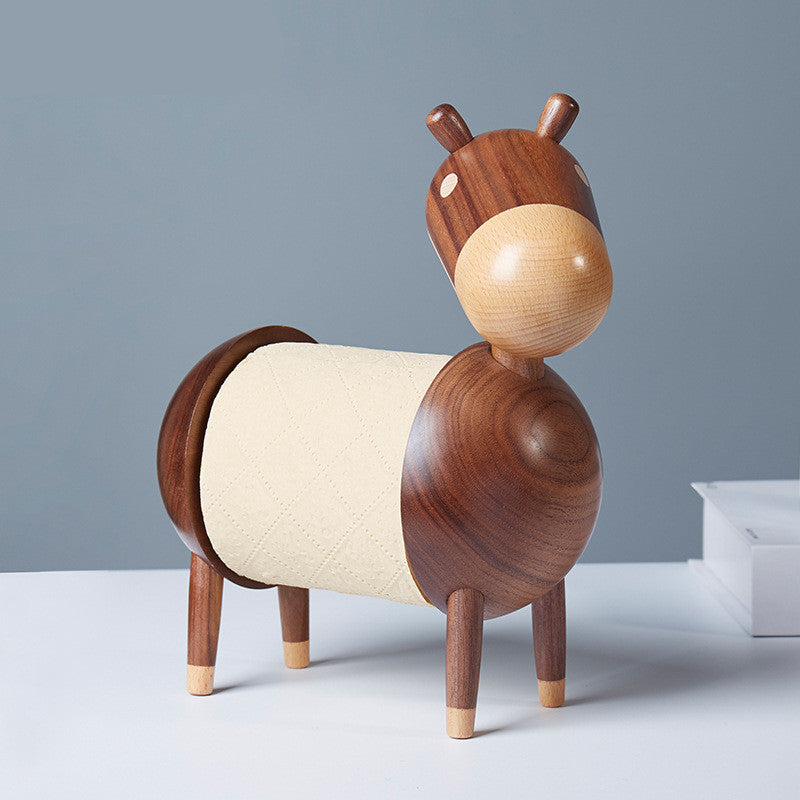 Chuxin Kitchen Paper Towel Holder Bathroom Wall Mounted Roll Paper Tube Little Donkey Paper Towel Holder Kitchen Roll Paper Holder Hanging Paper Towel Holder