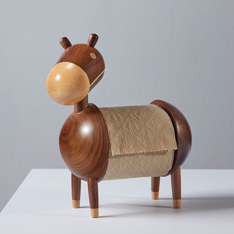 Chuxin Kitchen Paper Towel Holder Bathroom Wall Mounted Roll Paper Tube Little Donkey Paper Towel Holder Kitchen Roll Paper Holder Hanging Paper Towel Holder