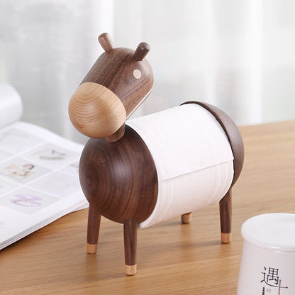 Chuxin Kitchen Paper Towel Holder Bathroom Wall Mounted Roll Paper Tube Little Donkey Paper Towel Holder Kitchen Roll Paper Holder Hanging Paper Towel Holder