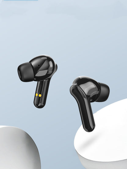 Haibeisi Anc Auriculares Bluetooth con reducción activa de ruido Tws True Wireless In-Ear Universal Binaural Impermeable Juegos Deportes Batería de espera ultralarga Duración Aac Adecuado para hombres