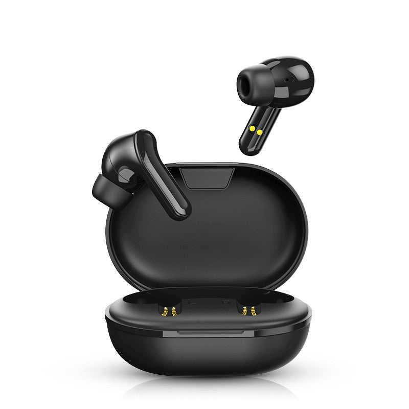 Haibeisi Anc Auriculares Bluetooth con reducción activa de ruido Tws True Wireless In-Ear Universal Binaural Impermeable Juegos Deportes Batería de espera ultralarga Duración Aac Adecuado para hombres