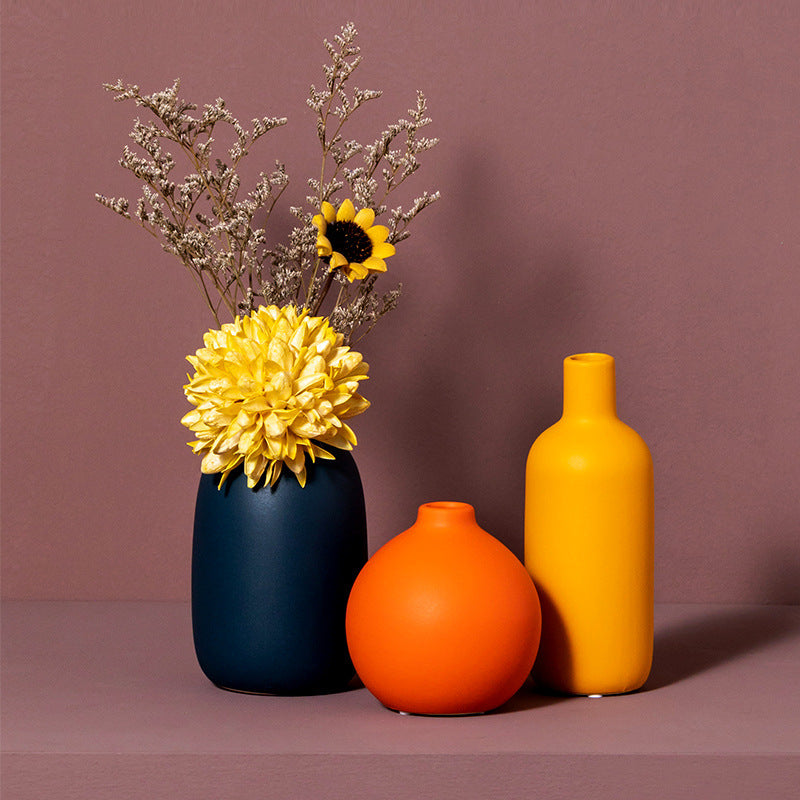 Arrangement créatif de fleurs pour Table à manger, salon, meuble TV, décorations de fleurs séchées pour la maison