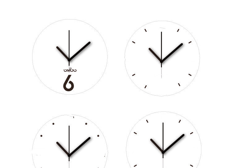 Réveil à bûches, cloche véritable, tête d'horloge en hêtre, petite horloge de Table créative