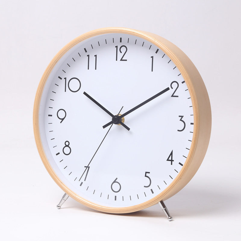 Clock Table Clock Creative Clock Living Room Bedroom Decoration Large Silent Desktop Clock